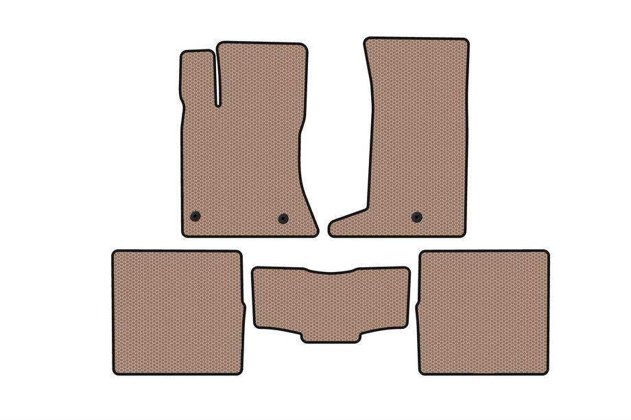 Cadillac SRX 2004–2009 Rubberen automatten Carsuit (beige) Image