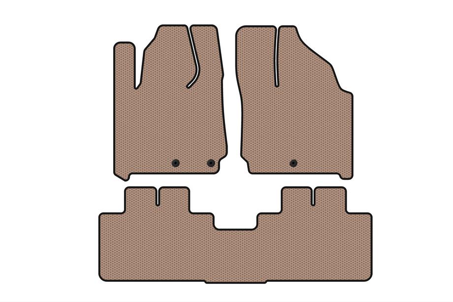 Cadillac SRX 2010–2016 Rubberen automatten Carsuit (beige) Image