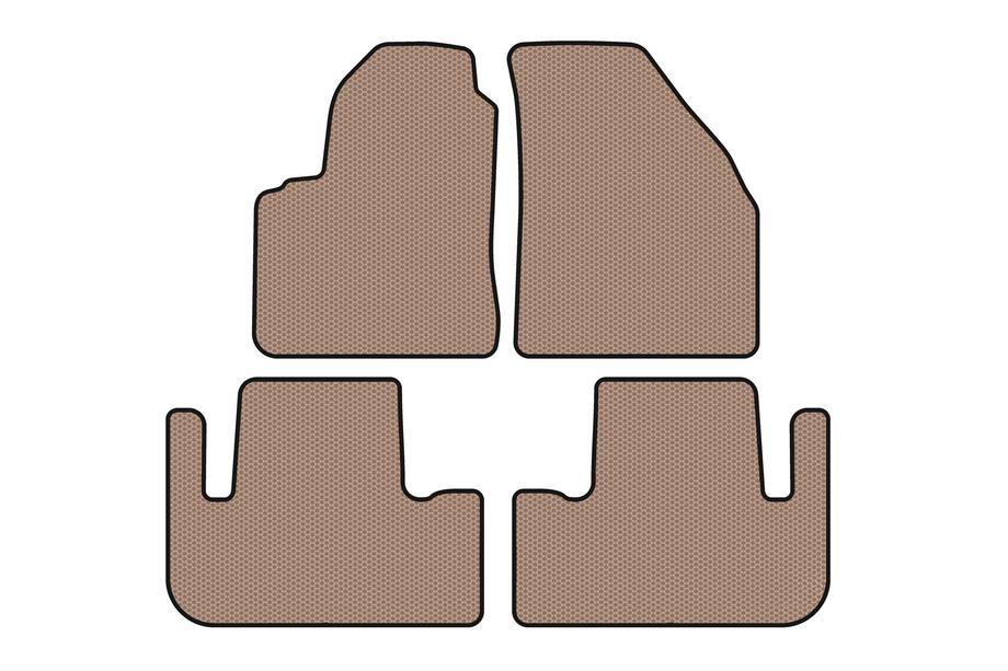 Chevrolet Tacuma/Rezzo 2000–2008 Rubberen automatten Carsuit (Beige) Image