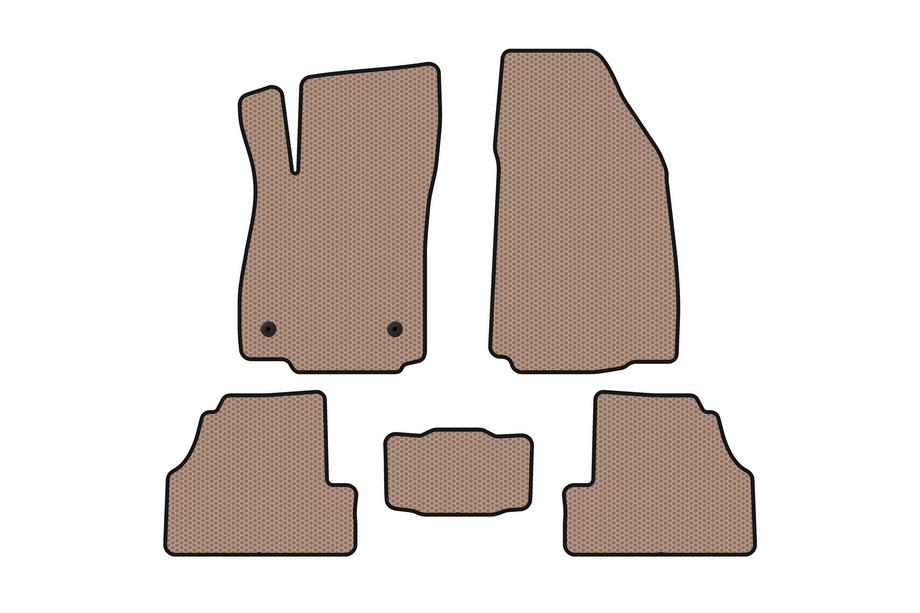 Chevrolet Trax 2012–2023 Rubberen automatten Carsuit (2012-2019, beige) Image