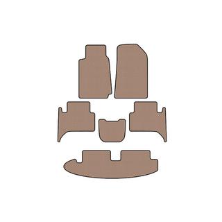 Carsuit rubberen automatten voor het interieur (3 rijen, beige) foto 1