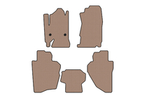 Chevrolet Silverado 2013–2019 Rubberen automatten Carsuit (Beige) foto 1