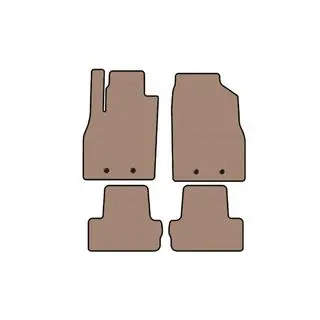 Rubberen automatten Carsuit (Beige) foto 1