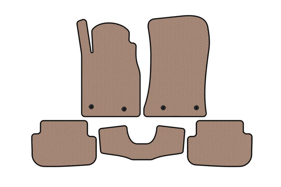 Chevrolet Camaro 2009–2015 Rubberen automatten Carsuit (Beige) Foto 1