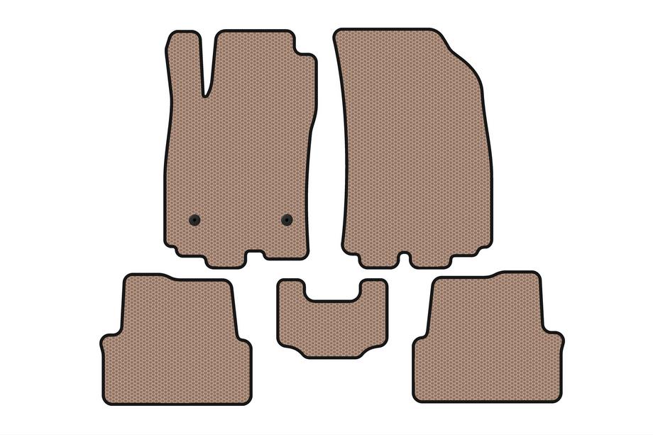 Chevrolet Sonic 2011–2022 Rubberen automatten Carsuit (HB, beige) Image