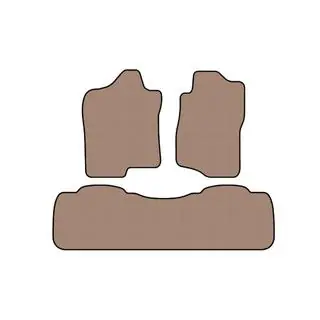 Rubberen automatten Carsuit (Beige)