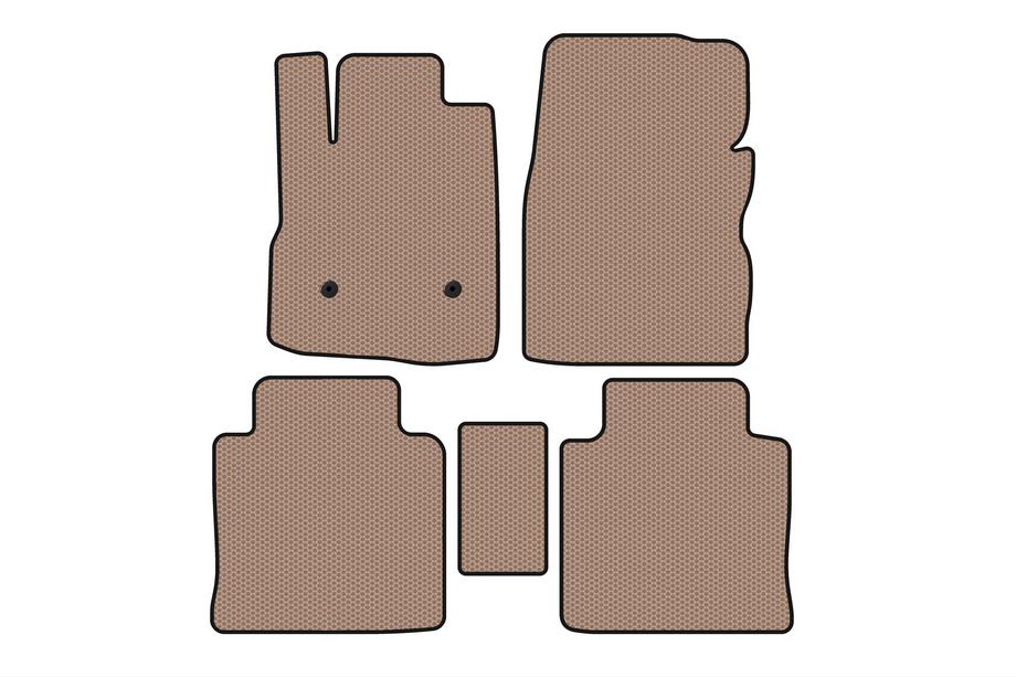 Chevrolet Equinox 2009–2016 Rubberen matten Carsuit (2009-2015, beige) Image