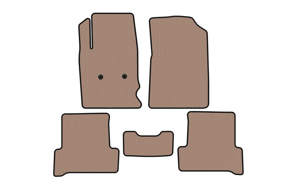 Chevrolet Colorado 2012–2022 Rubberen automatten Carsuit (Beige) Image
