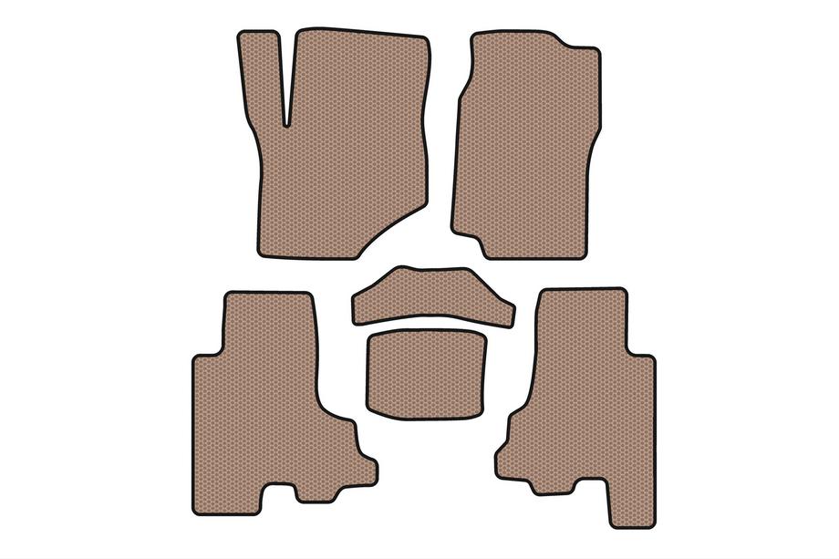 Chevrolet Trailblazer 2002–2012 Rubberen automatten Carsuit (Beige) Foto 1