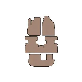 Carsuit rubberen automatten voor het interieur (3 rijen, beige) Jetour X70 2018– foto 1