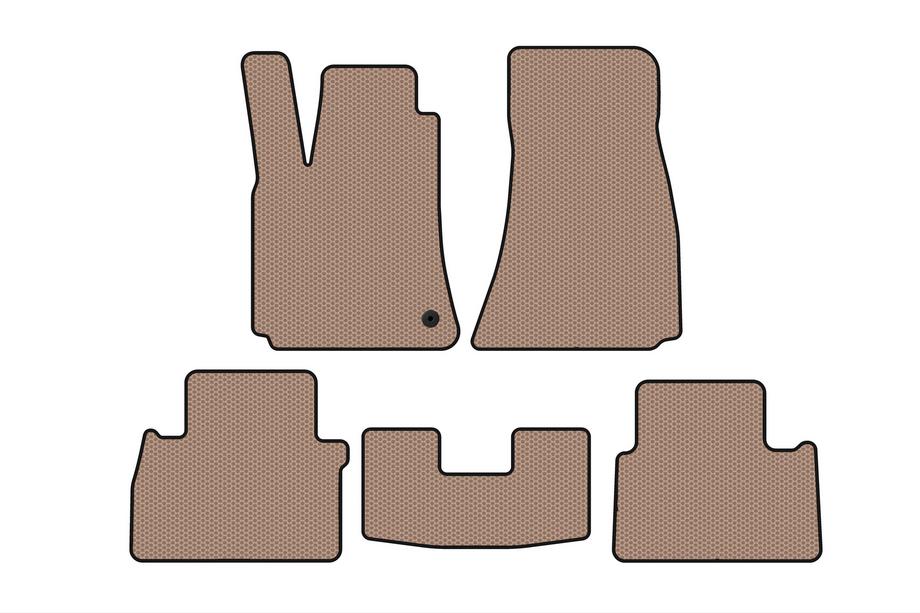 Chrysler C300 2004–2011 Rubberen automatten Carsuit (SD, beige) Image