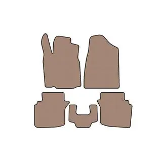 Carsuit rubberen automatten voor interieur (2004-2006, beige)