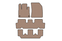 Citroen C-4 Picasso 2013–2022 Rubberen vloermatten Carsuit V1 (3 rijen, beige) foto 1