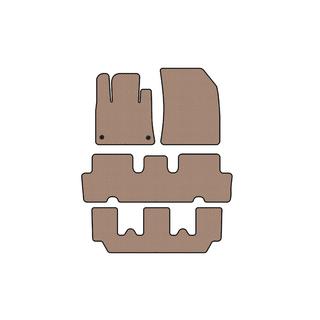 Rubberen vloermatten Carsuit V1 (3 rijen, beige) Citroen C-4 Picasso 2013–2022 foto 1