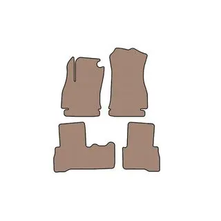 Rubberen automatten Carsuit (Beige) foto 1