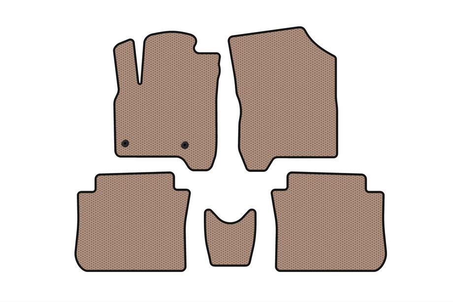 Citroen C-3 Picasso 2010–2017 Rubberen automatten Carsuit (Beige) Foto 1