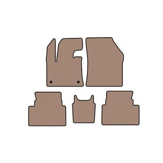 Rubberen automatten Carsuit (vloergemonteerd gaspedaal, beige) Citroen C5 Aircross 2017–2025 foto 1