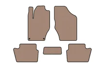Citroen DS-4 2010–2015 Rubberen automatten Carsuit (HB, vóór facelift, beige) foto 1