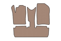 Citroen Xsara Picasso 1999–2012 Rubberen mattenset Carsuit (vóór facelift, beige) foto 1