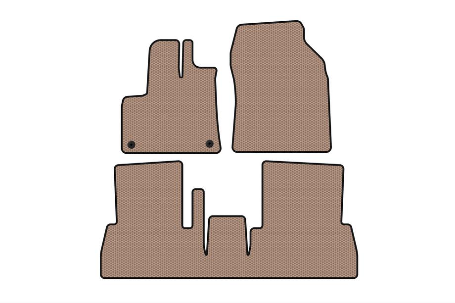 Citroen Berlingo/Multispace 2018– Rubberen automatten Carsuit (handgeschakeld, beige) Image