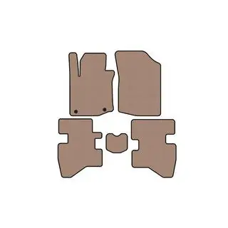 Rubberen automatten Carsuit (HB, beige)