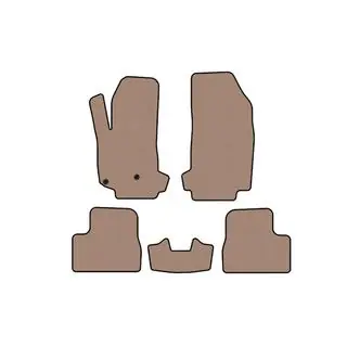 Rubberen automatten voor het interieur Carsuit V-2 (Beige) foto 1