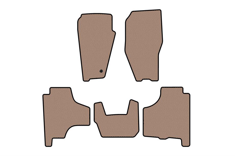 Dodge Nitro 2006–2011 Rubberen automatten Carsuit (Beige) Image