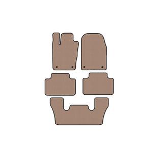 Carsuit rubberen automatten voor het interieur (3 rijen, beige) Dodge Durango 2010– foto 1