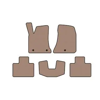 Rubberen automatten Carsuit (2015-2023, SD, beige) foto 1