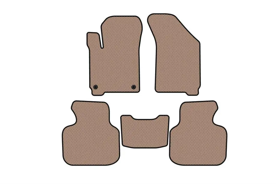 Dodge Journey 2008–2020 Rubberen automatten Carsuit (2011-2020, 7-zits, beige) Image