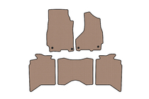 Dodge RAM (DS/DJ/D2) 2009–2024 Rubberen automatten Carsuit (2013+, 5-zits, beige) foto 1