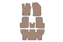 Dacia Lodgy 2012–2022 Rubberen automatten Carsuit (3 rijen, 7-zits, beige) foto 1