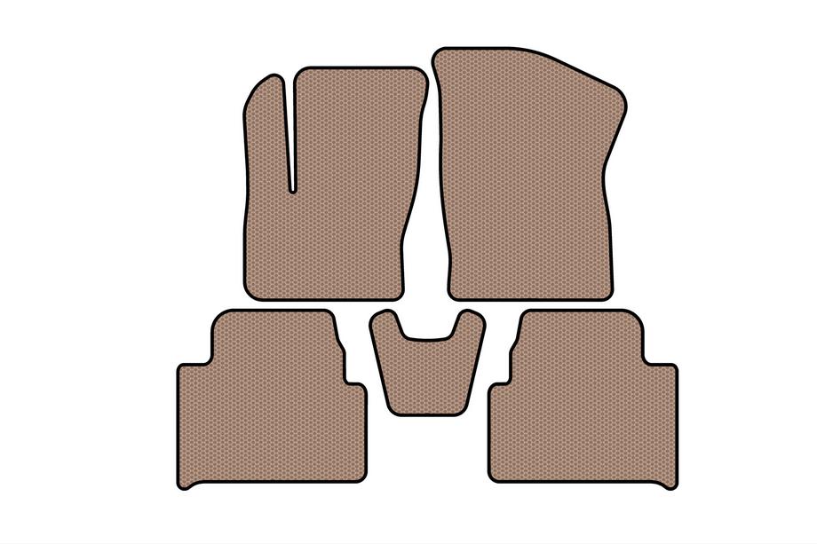 Ford C-Max 2004–2010 Rubberen automatten Carsuit (Beige) Image