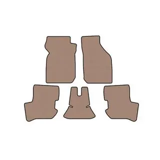 Rubberen automatten Carsuit (HB, beige)