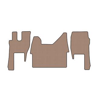 Rubberen automatten Carsuit (Beige) foto 1