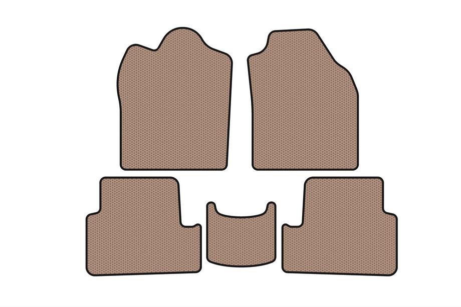 Ford Connect 2010–2013 Rubberen automatten Carsuit (2009-2012, beige) Image