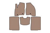Ford Explorer 2011–2019 Rubberen automatten Carsuit (2015-2017, 2 rijen, 7-zits, beige) foto 1