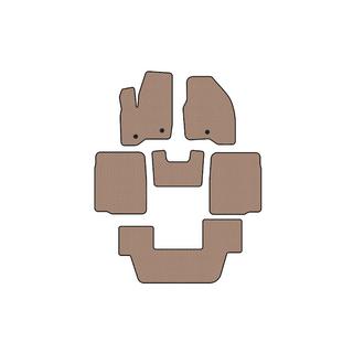 Carsuit rubberen automatten (3 rijen, 2011-2015, beige) foto 1