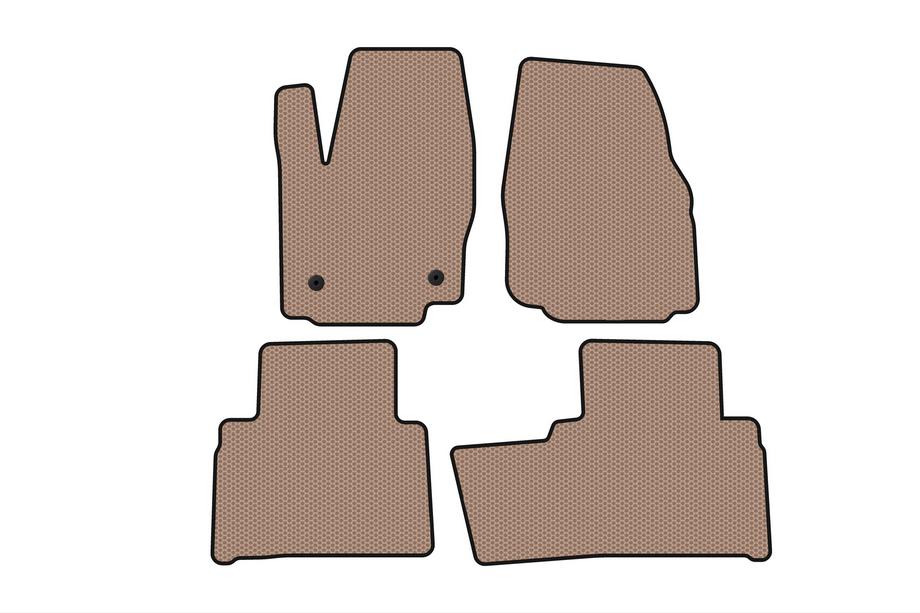 Ford Galaxy 2007–2015 Rubberen automatten Carsuit (2 rijen, beige) Image