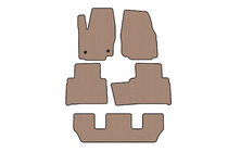 Ford Galaxy 2007–2015 Carsuit rubberen automatten voor het interieur (3 rijen, beige) foto 1