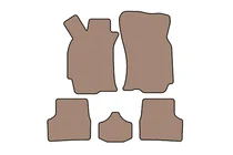Fiat Albea 2002–2012 Rubberen automatten Carsuit (SD, beige) foto 1