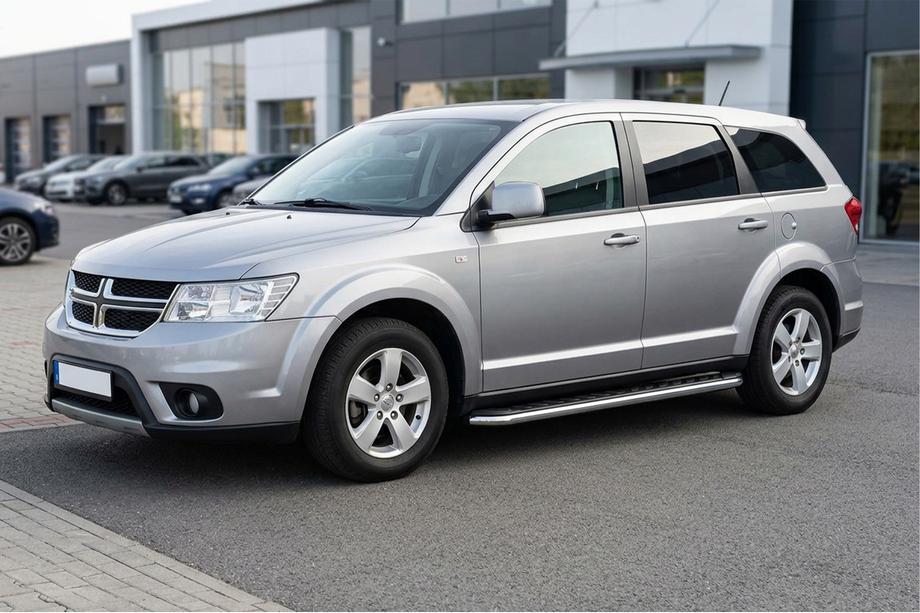 Dodge Journey 2008–2020 Maydos V1 side steps (set van 2, aluminium/RVS) Image