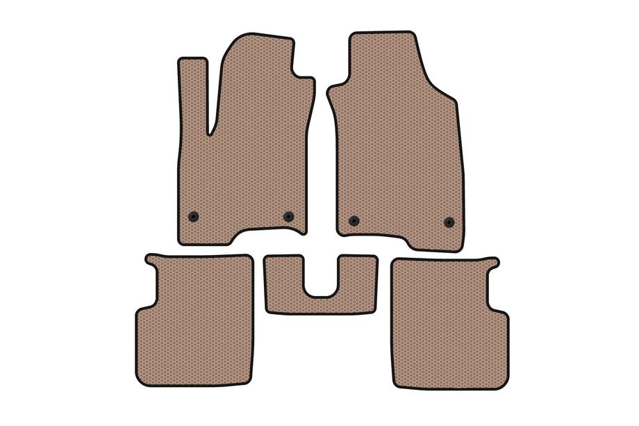 Fiat Panda 2011–2023 Rubberen automatten Carsuit (Beige) Image