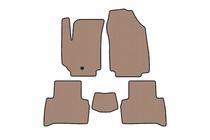 Fiat Croma 2005–2010 Rubberen automatten Carsuit (2007-2010, SW, beige) foto 1