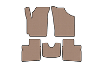 Geely CK-1 2005–2008 Rubberen vloermatten Carsuit (2005-2009, SD, beige) foto 1