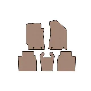 Rubberen automatten Carsuit (SD, beige)