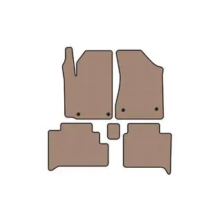 Rubberen automatten Carsuit (HB, beige)