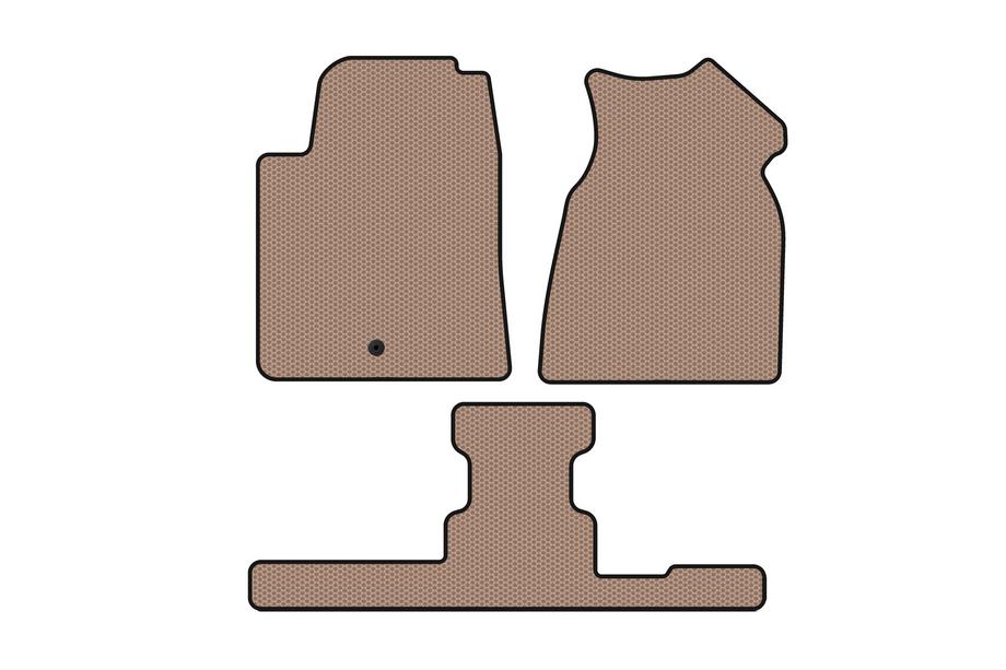 GMC Acadia 2006–2017 Rubberen automatten Carsuit (1e+3e rij, 2013-2017, beige) Image