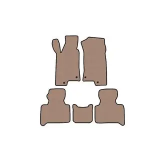 Rubberen automatten Carsuit (Beige) Hummer H3 2005–2010 foto 1