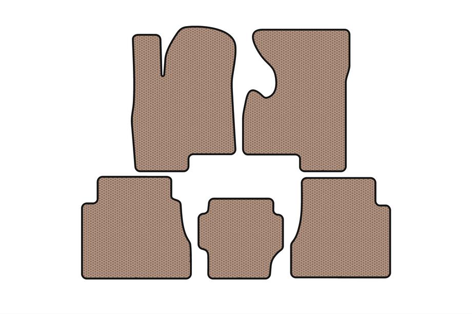 Hummer H2 2002–2009 Rubberen automatten Carsuit (Beige) Image